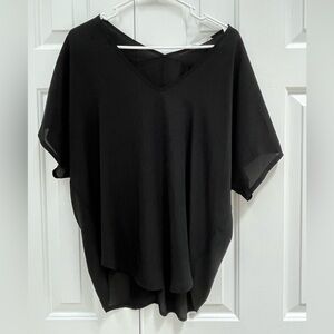 Lush Black Blouse